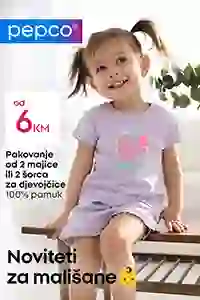 PEPCO hitovi za mališane već od 6 KM nova kolekcija odjeća i dodaci