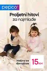 PEPCO akcija Proljetni hitovi za najmlađe sniženja dječija odjeća i oprema