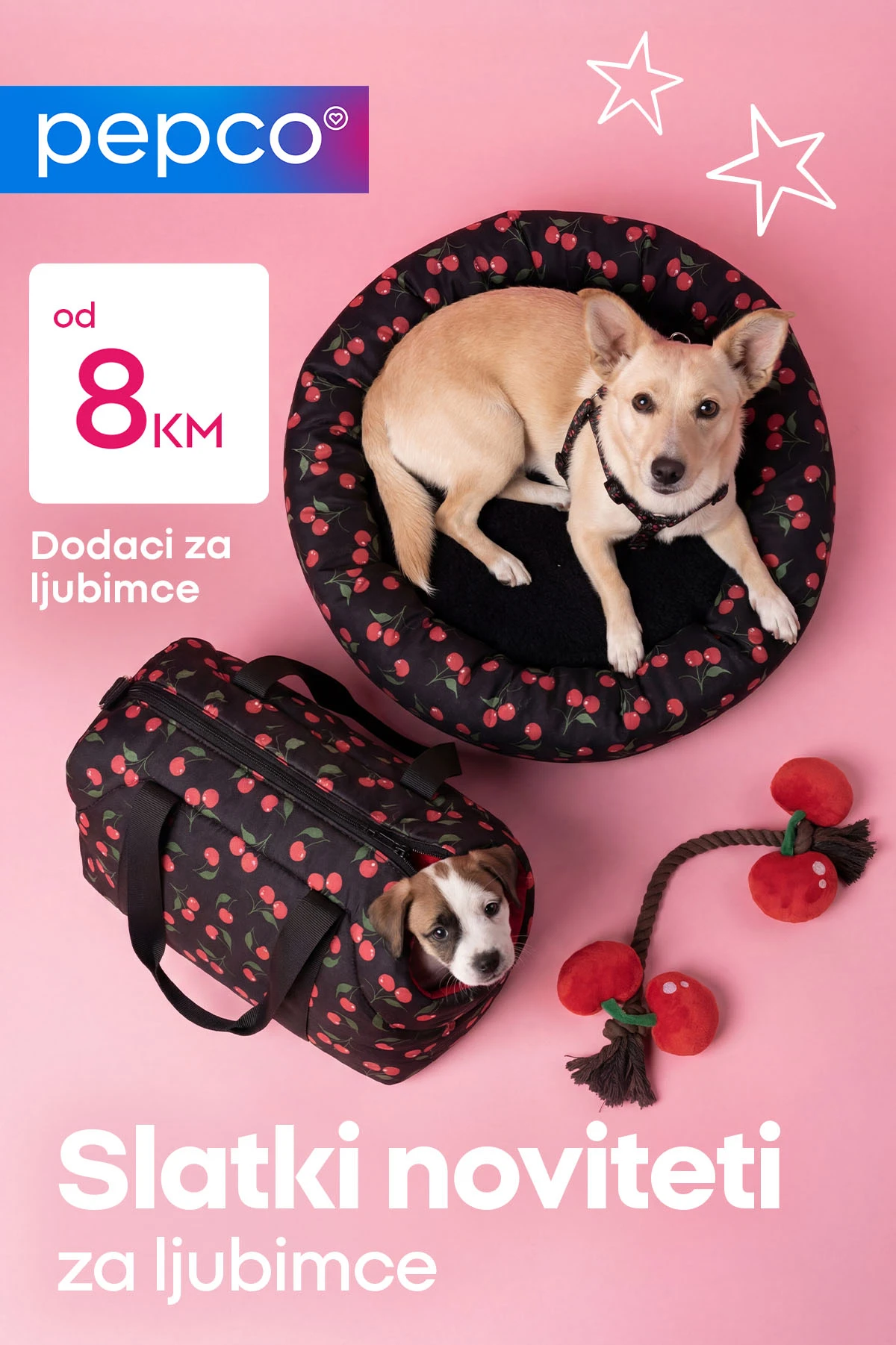 Pepco dodaci za ljubimce od 8 KM krevet za pse torba i igračke katalog 2026