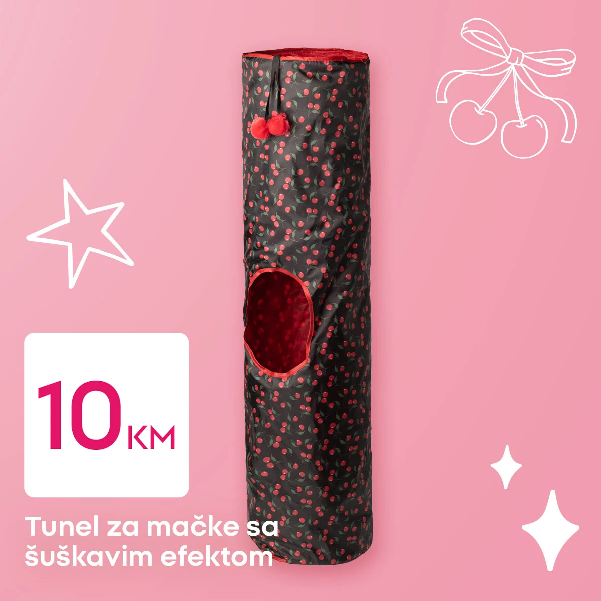 Pepco tunel za mačke sa šuškavim efektom 10 KM katalog 2026