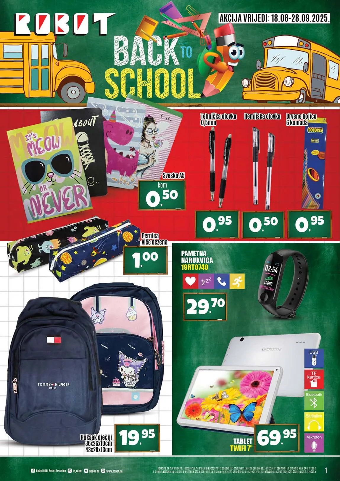 Robot akcija – Back to School katalog sniženja do 28.09.2025. do -50%