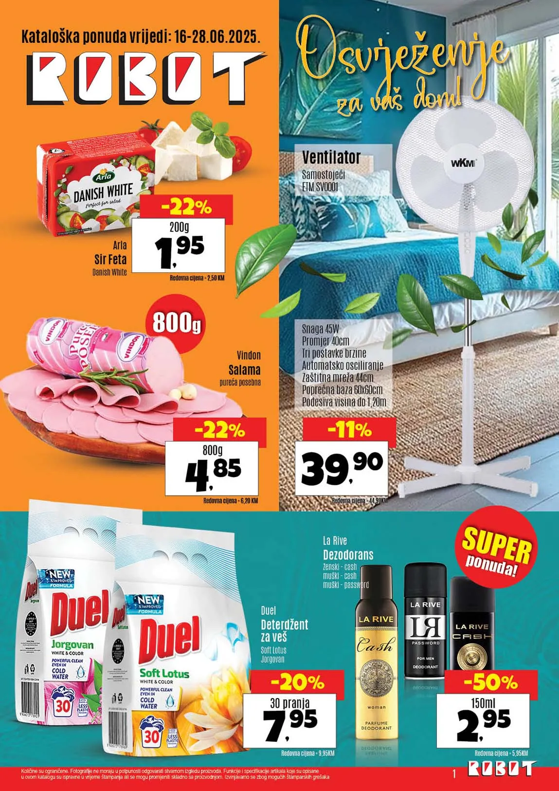 Robot Akcija OSVJEŽENJE ZA VAŠ DOM Katalog sniženja do 28.06.2025