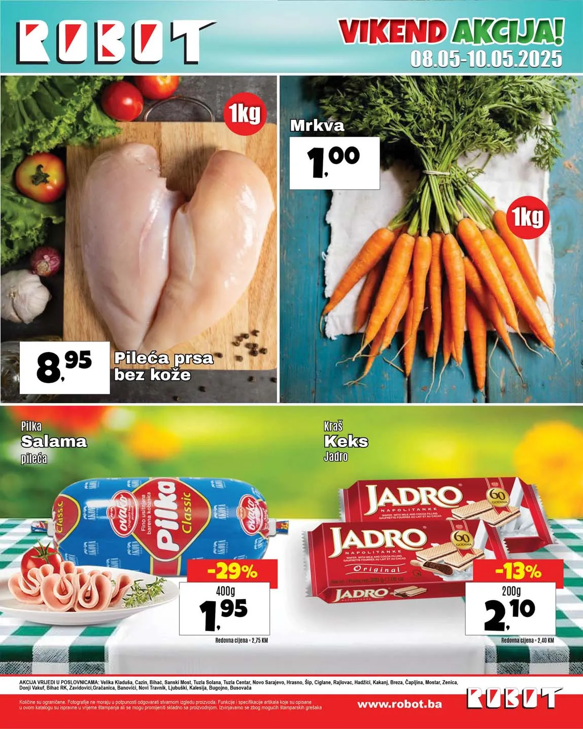 Robot Vikend akcija sniženja do 10.05.2025