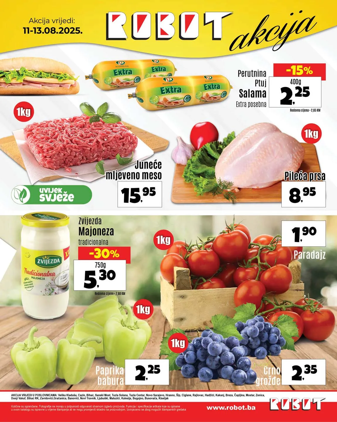Robot super akcija – Sniženja do 13.08.2025.