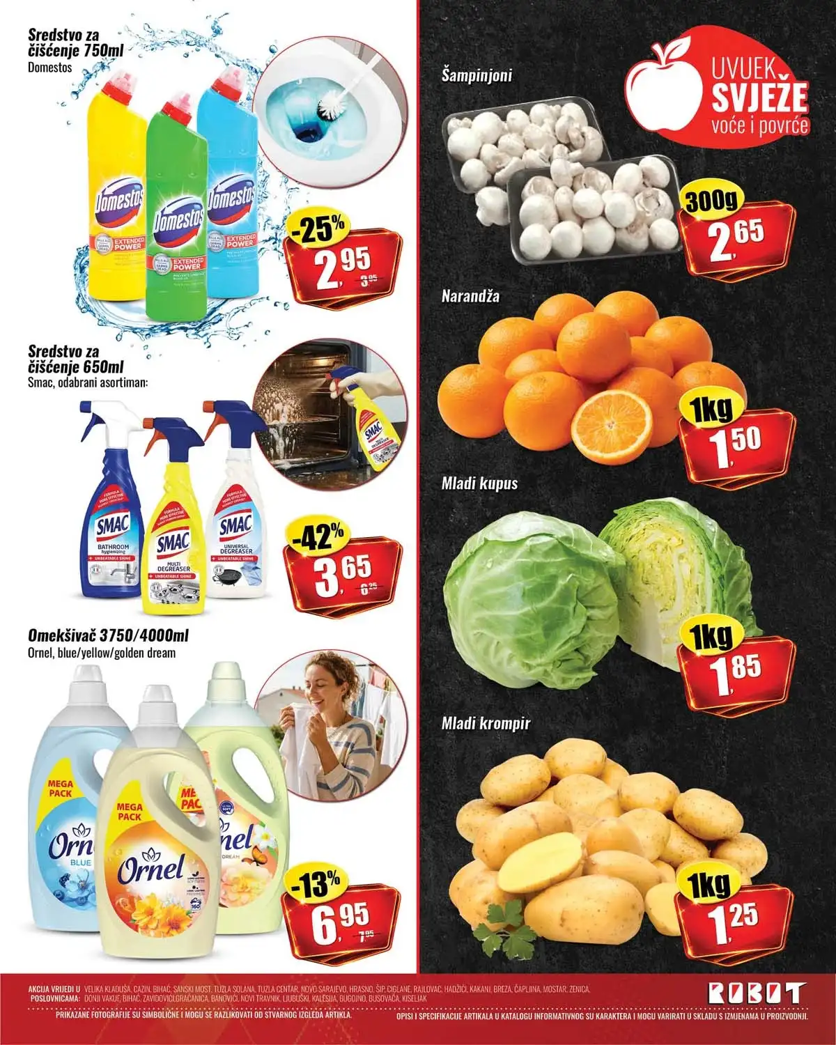 Robot katalog sniženja prehrana i piće strana 2 april 2026 akcija do 50 posto