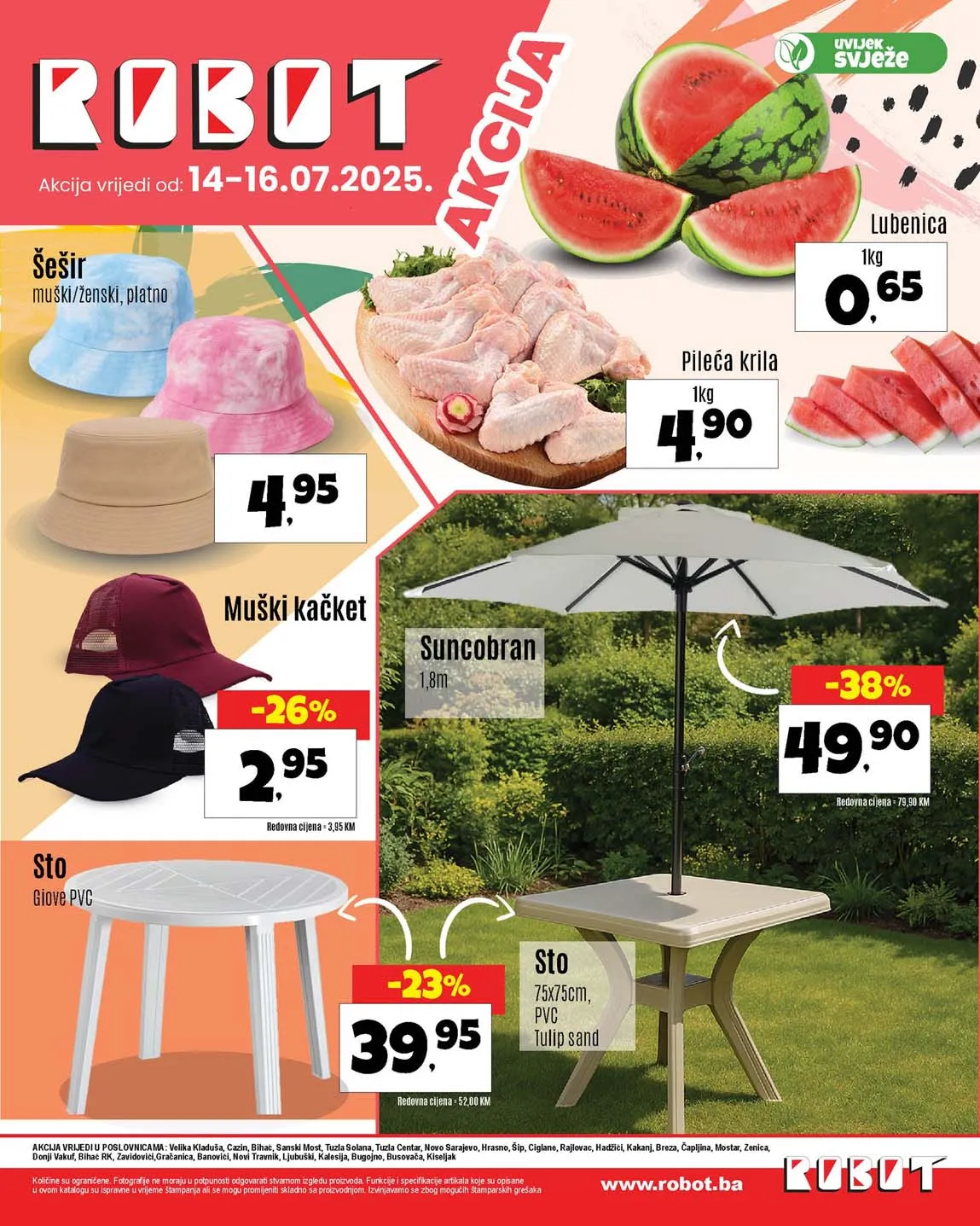 Robot super akcija – Sniženja do 50% do 16.07.2025.