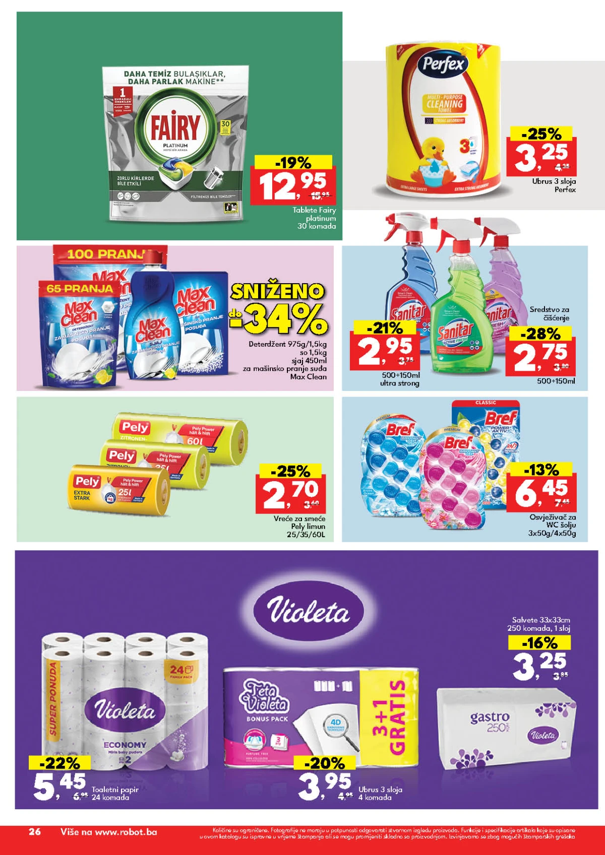 Robot katalog 18–30.05.2026 strana 26 – ugaone garniture i dnevni boravak Robot katalog maj 2026 strana 26 ugaone garniture dnevni boravak i namještaj akcija BiH