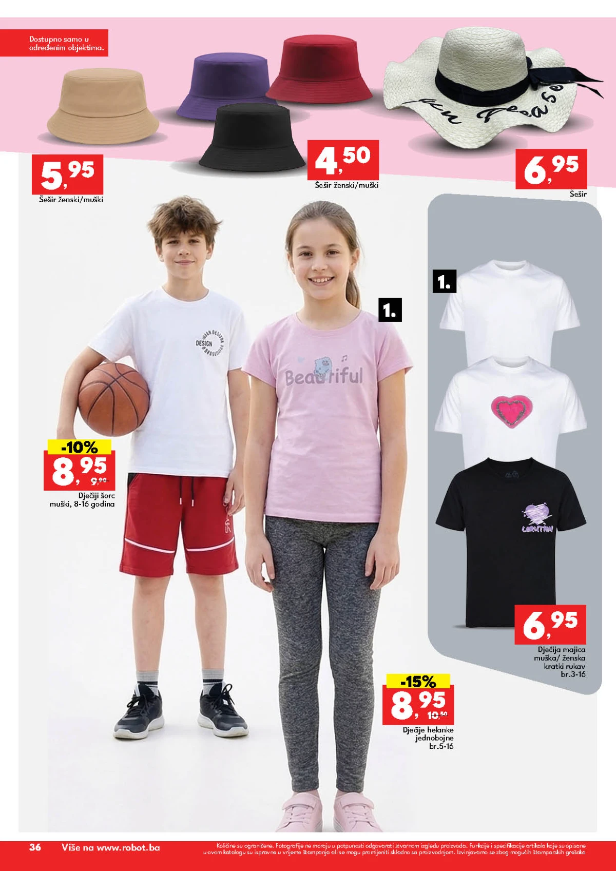 Robot katalog 18–30.05.2026 strana 36 – odjeća i obuća Robot katalog maj 2026 strana 36 odjeća obuća i tekstil akcija BiH