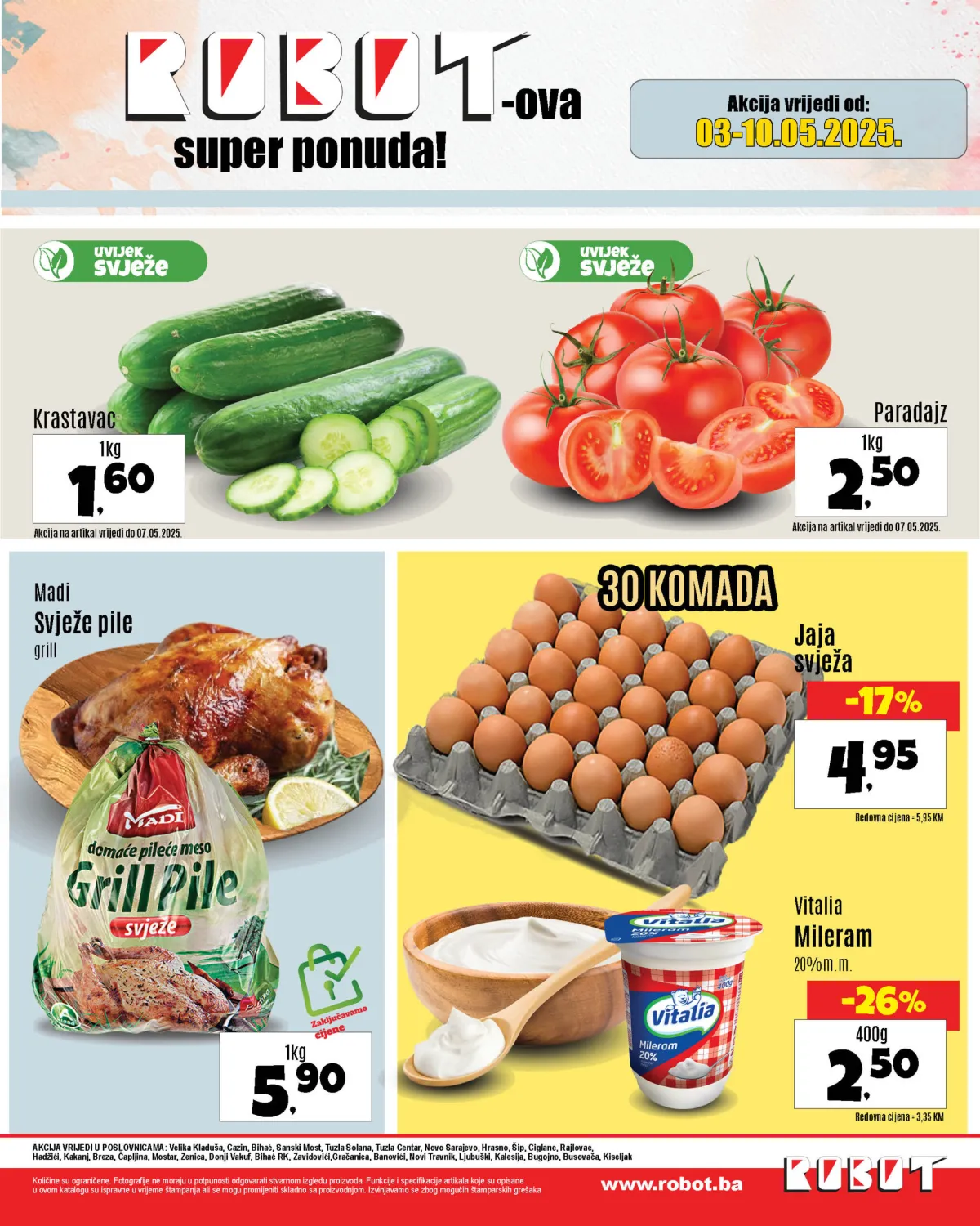 Robot Akcija Super ponuda Katalog sniženja do 10.05.2025