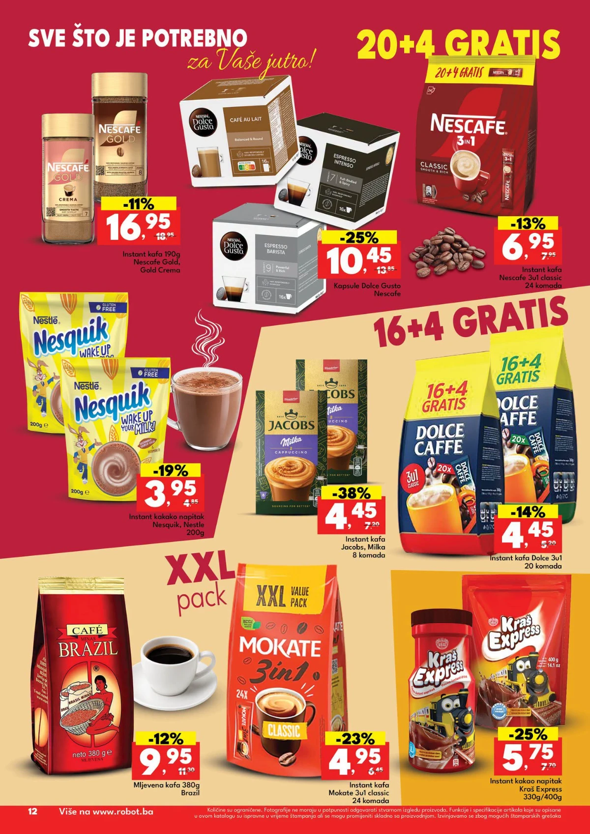 Robot katalog strana 12 – Nescafé, Dolce Gusto, Jacobs, Brazil kafa i instant kakao