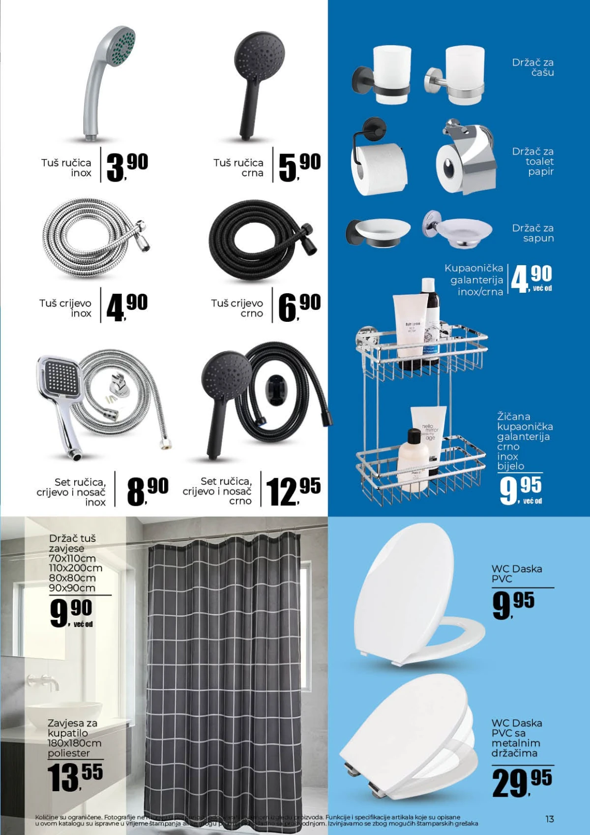 Robot katalog strana 13 – kupatilska galanterija i tuš oprema
