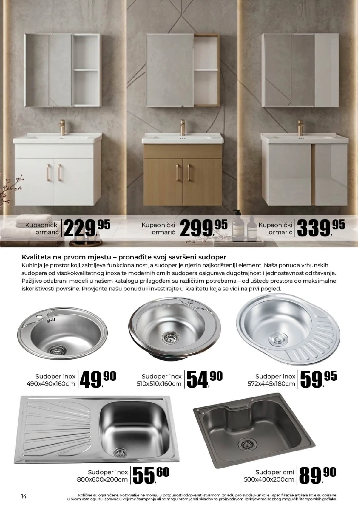 Robot katalog strana 14 – kupaonički ormarići i sudoperi