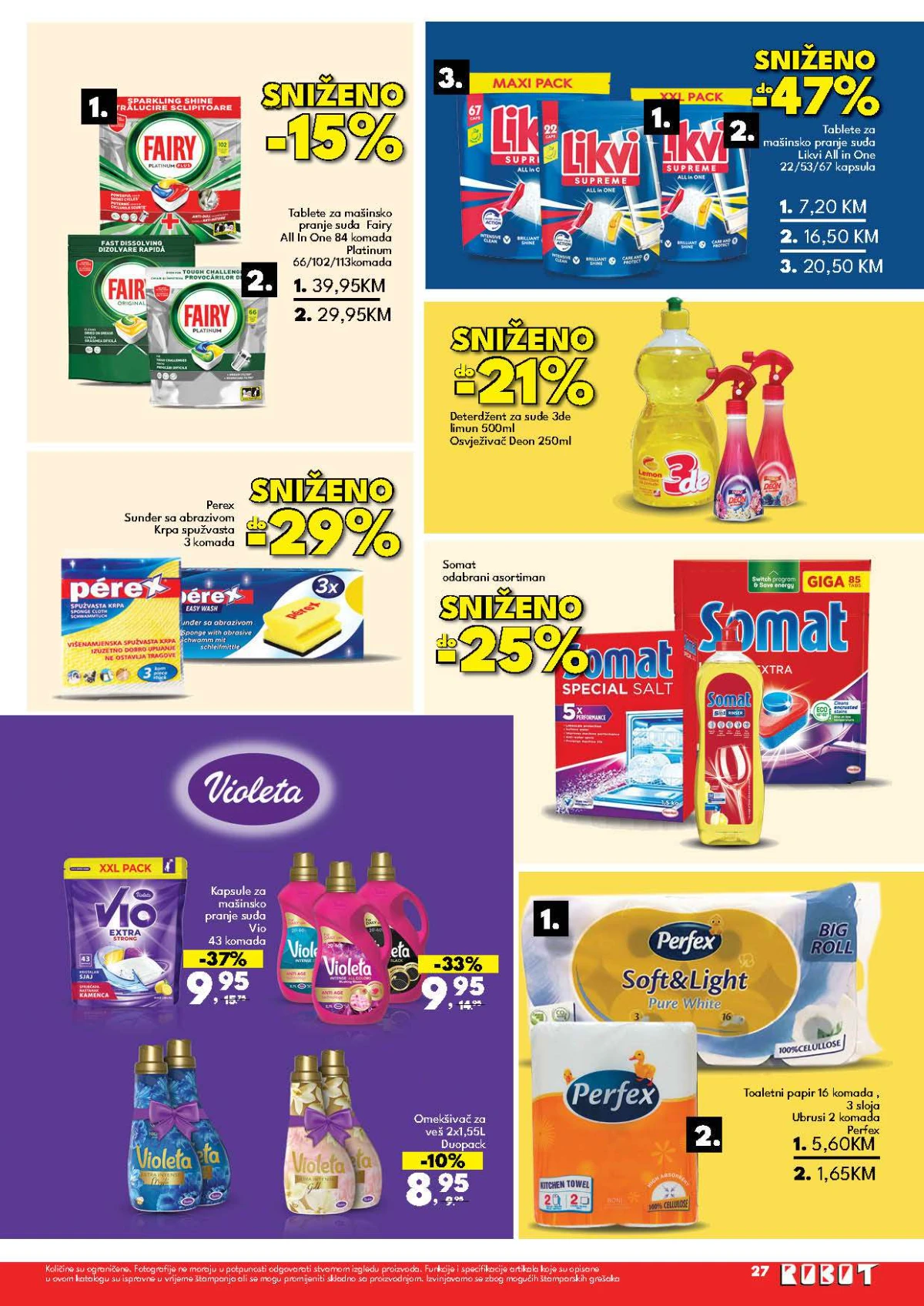 Robot katalog do 01.08.2026. – kućanski aparati, ventilatori i proizvodi za domaćinstvo na akciji