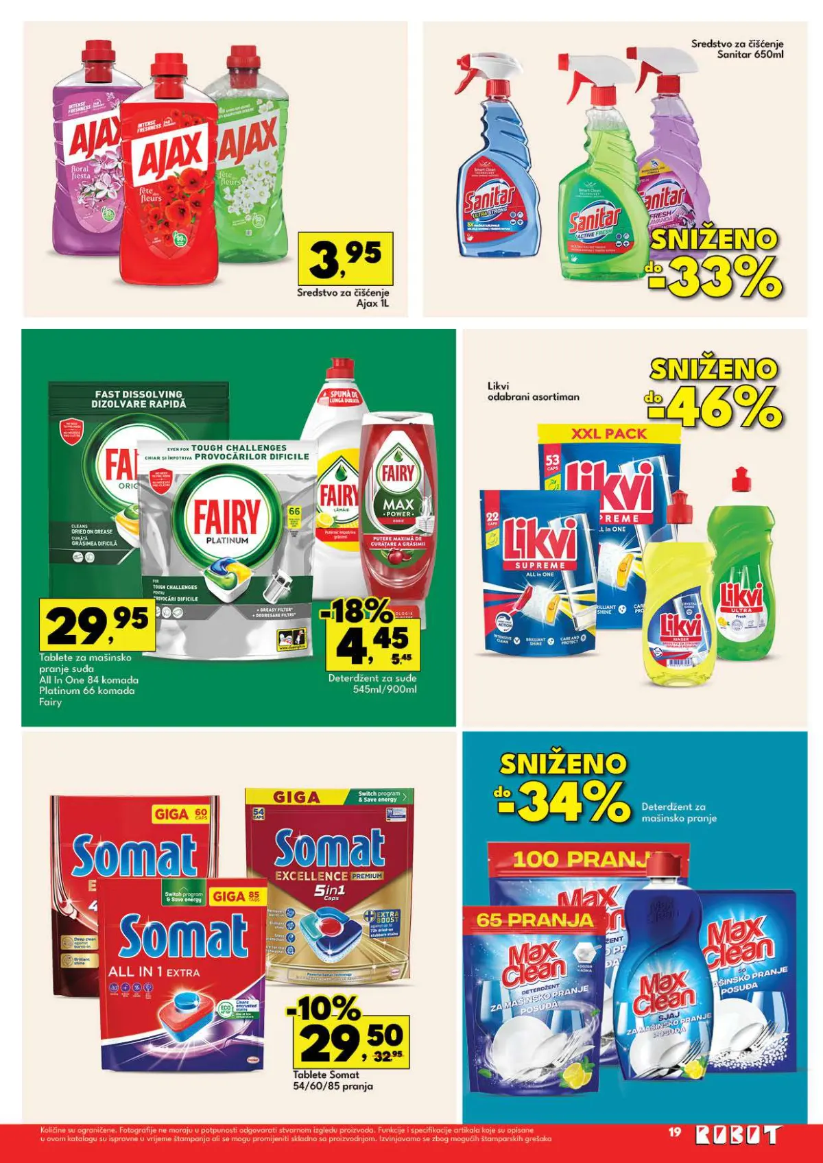 Robot katalog 05–18.10.2026. strana 21 – Ajax, Sanitar, Fairy, Likvi i Somat