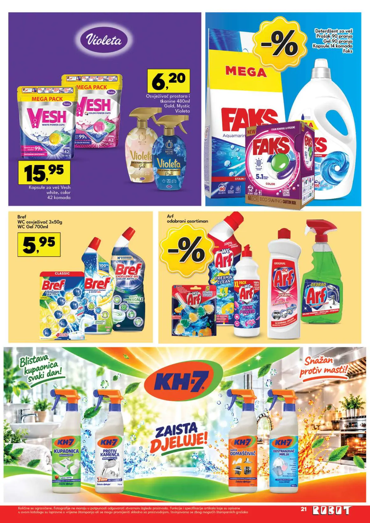 Robot katalog 05–18.10.2026. strana 23 – Vesh, Violeta, Faks, Bref, Arf i KH-7