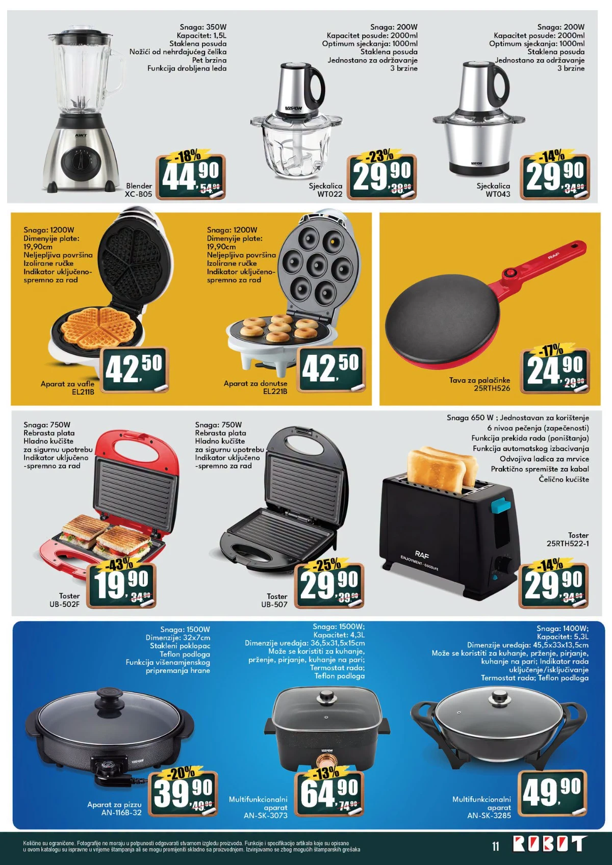 Robot katalog strana 12 – selotejp, obostrane trake, ljepila, pištolj za plastiku, makaze, skalpeli i lemilica