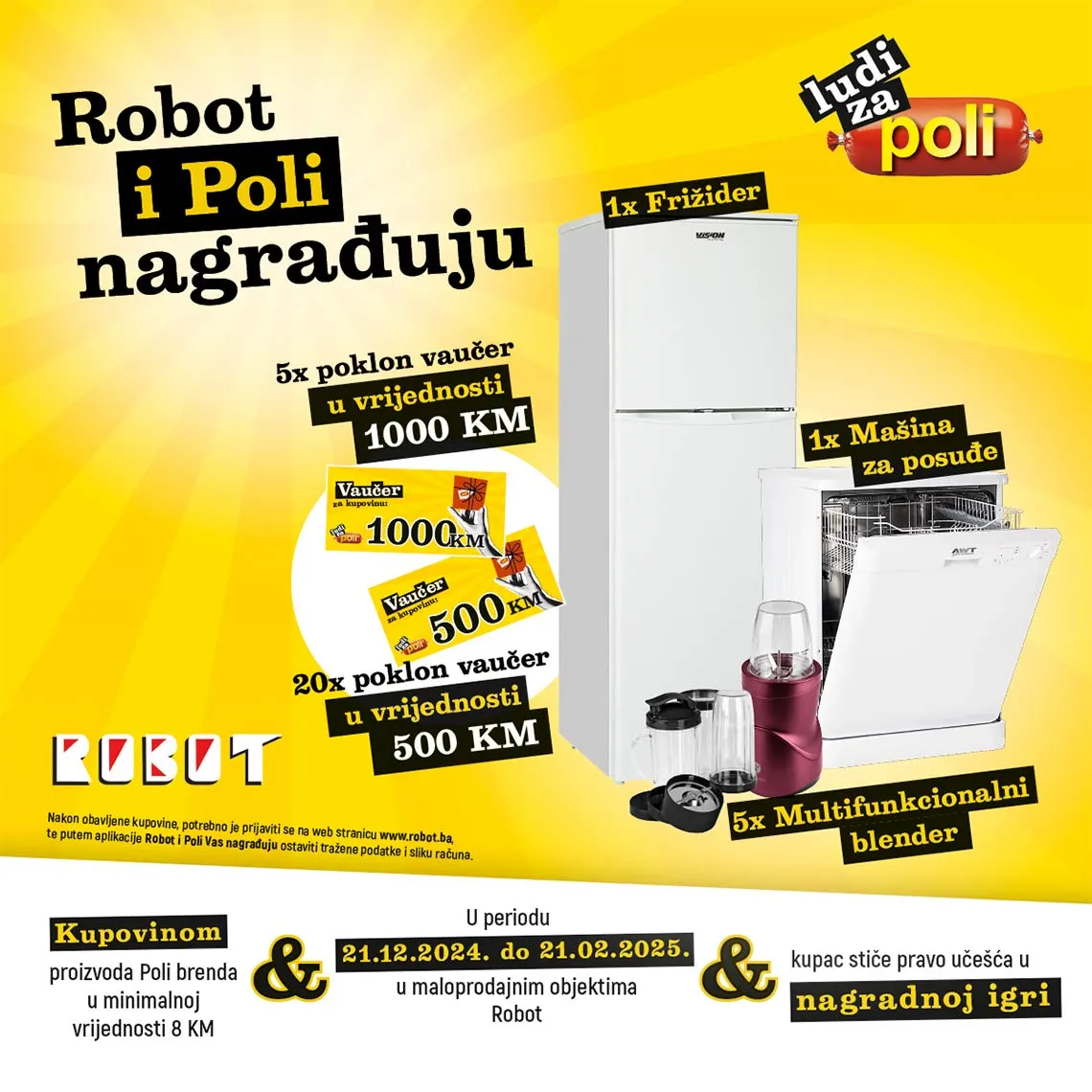 Robot - Poli Akcija Nagradna igra do 21.02.2025