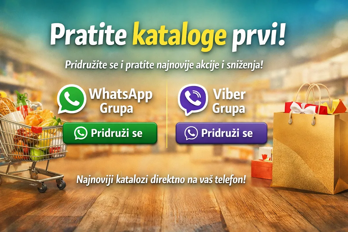 Pratite kataloge putem WhatsApp i Viber grupa