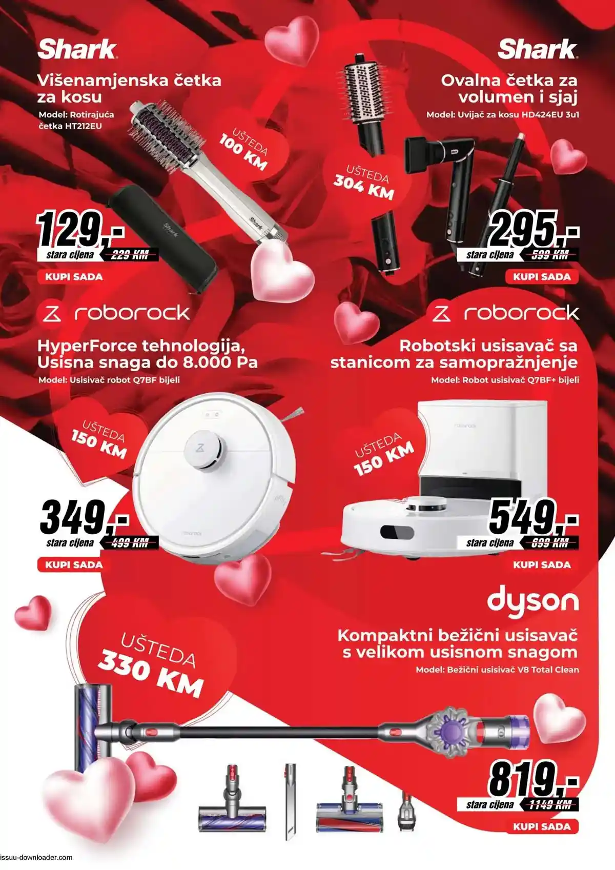 TECHNO SHOP Mjesec ljubavi strana 5 – mali kućanski aparati na akciji do 10. marta 2026. BiH