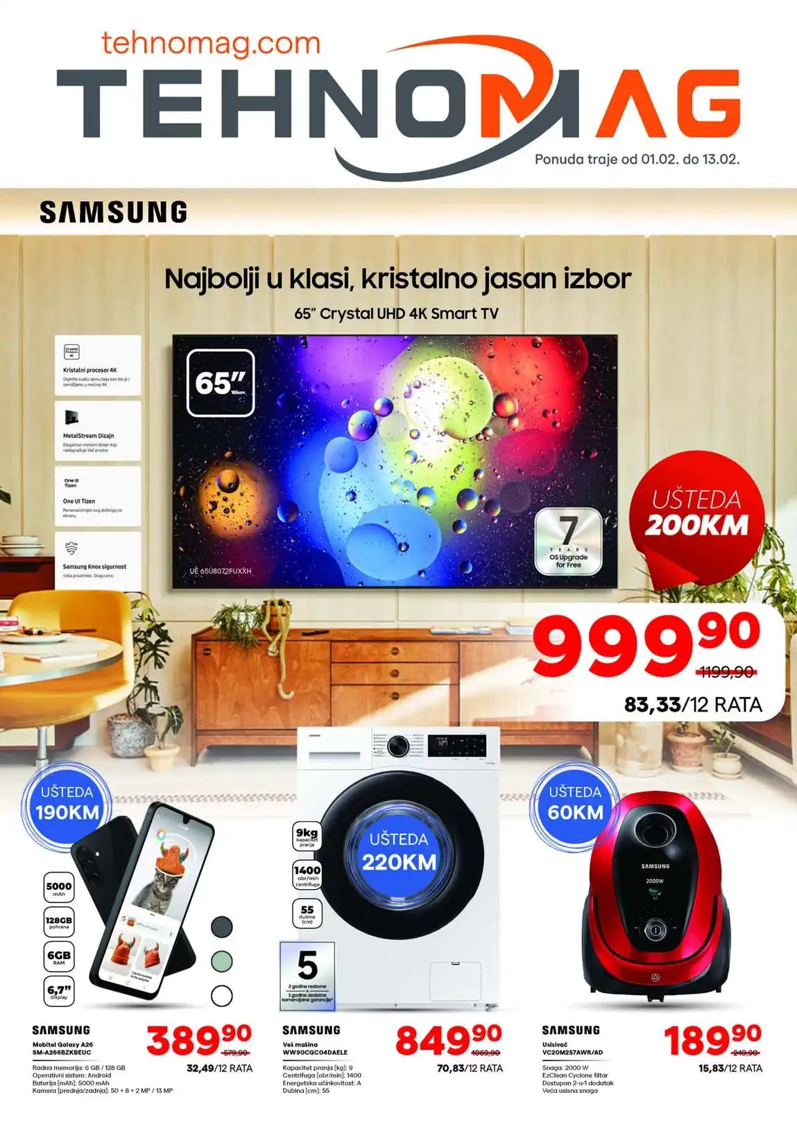 Tehnomag televizori na akciji – katalog sniženja