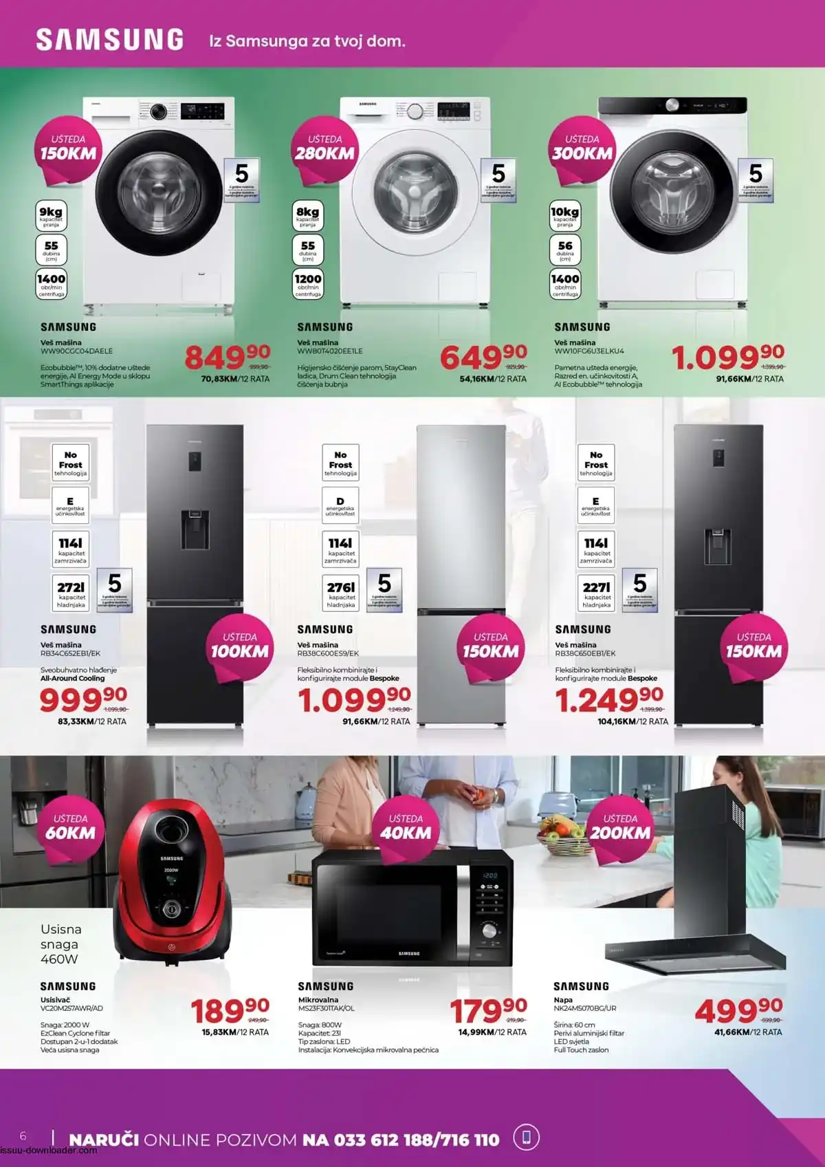 Tehnomag usisivači, mikseri i sitni uređaji na akciji – katalog do 28. februara 2026, strana 6