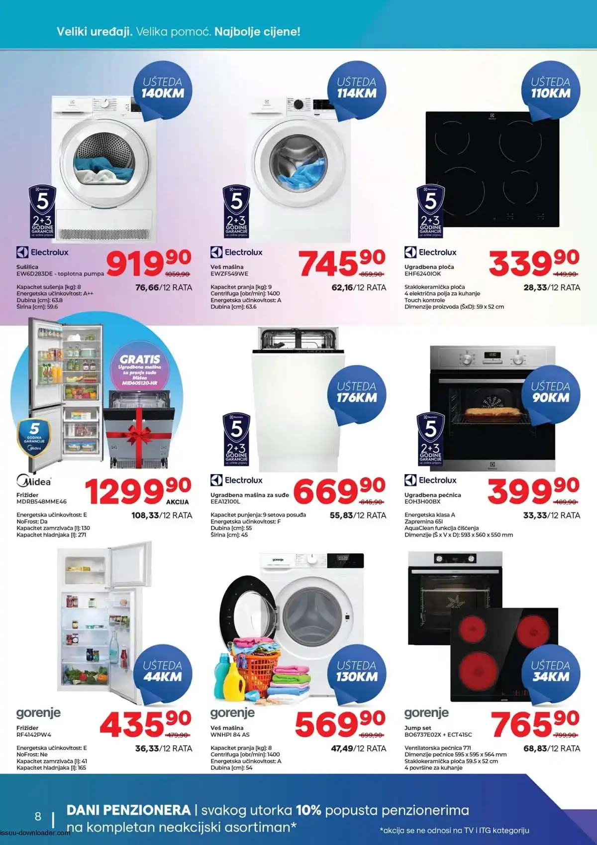 Tehnomag monitori, periferija i računalna oprema – katalog do 28. februara 2026, strana 8