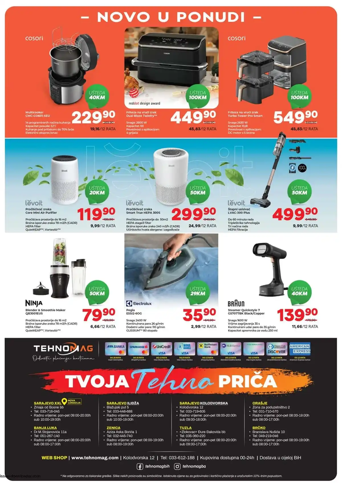 Tehnomag završna strana kataloga – sniženja tehnike do 28. februara 2026, strana 16
