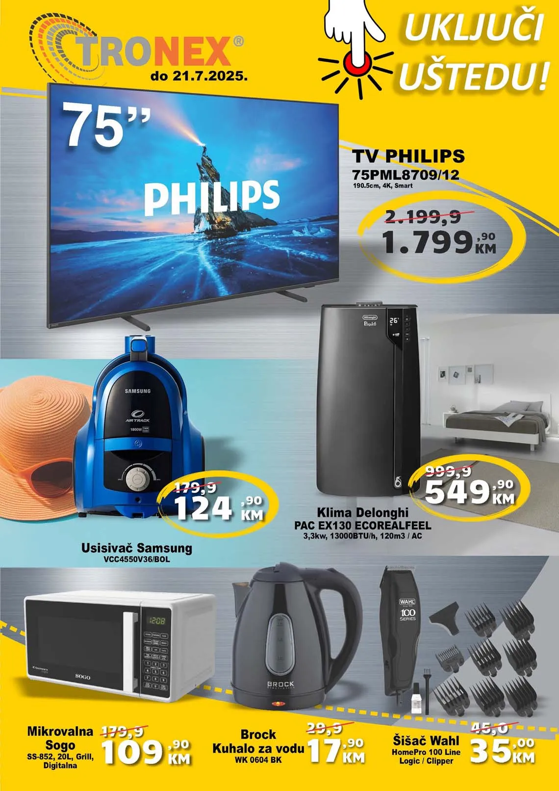 Tronex super akcija tehnike – sniženja do 21.07.2025! Najbolji popusti na elektronske uređaje!
