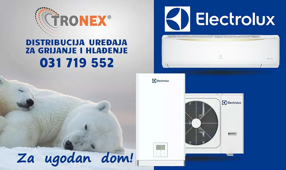 TRONEX Elektrolux Distribucija uređaja za hlađenje i grijanje
