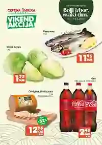 Crvena jabuka vikend akcija katalog sniženja prehrane do 11. aprila 2026