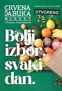 Crvena Jabuka akcija – Katalog za Gračanicu sniženja do 02.11.2025.