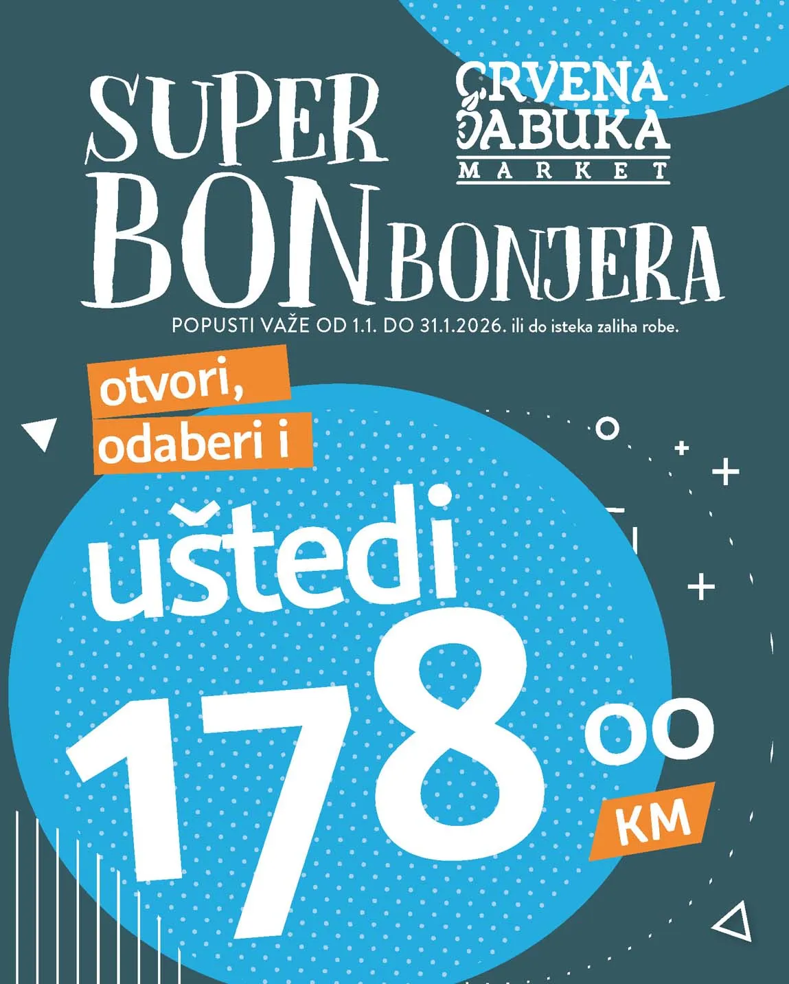 Crvena jabuka akcija Bonbonjera snizenja