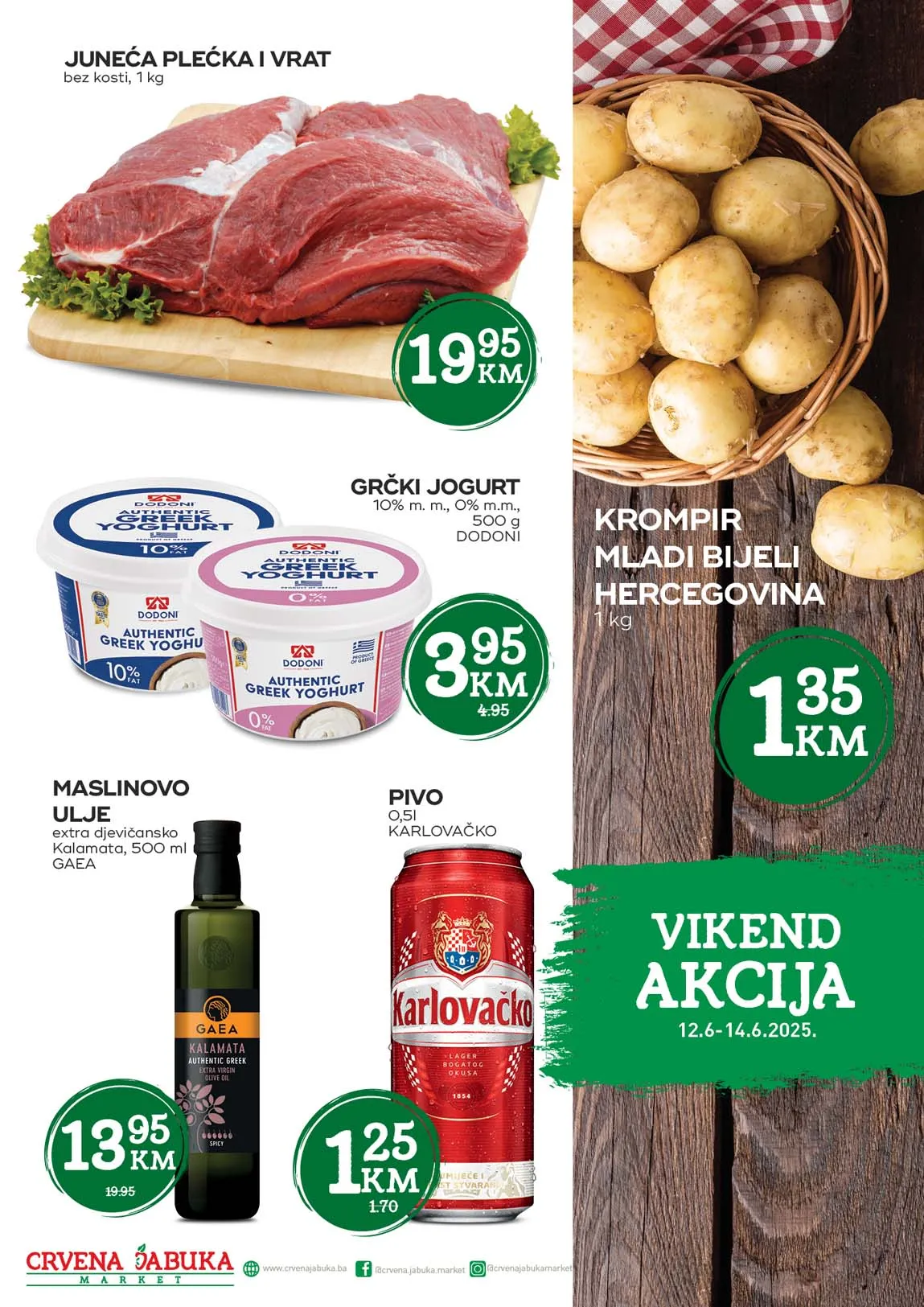 Crvena jabuka Vikend akcija Sniženja do 14.06.2025
