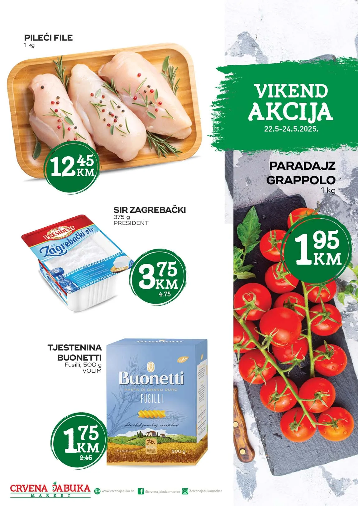 Crvena jabuka Vikend akcija Sniženja do 24.05.2025