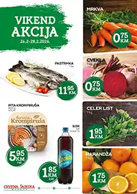 Crvena jabuka vikend akcija katalog sniženja prehrane do 28. februara 2026