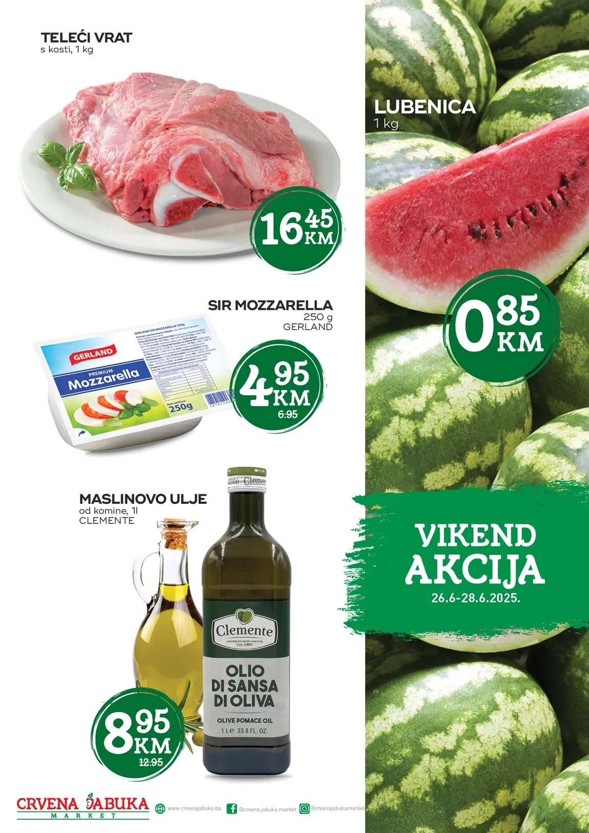 Crvena jabuka Vikend akcija Sniženja do 28.06.2025