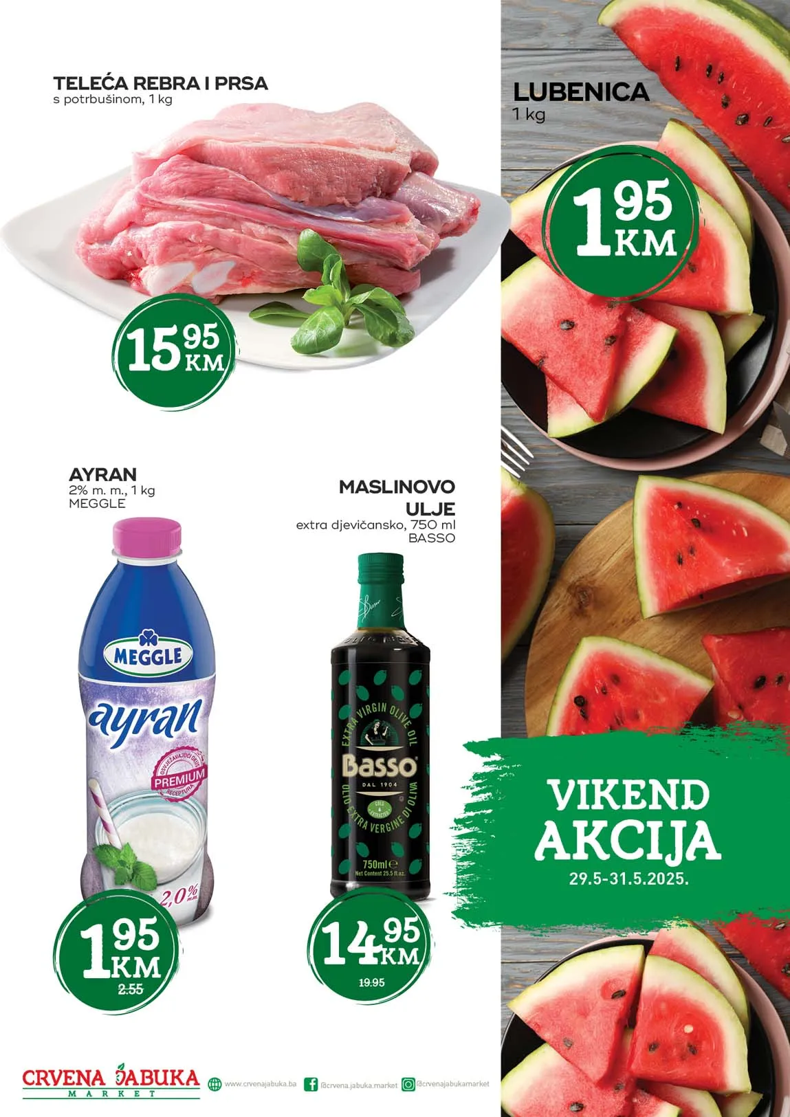 Crvena jabuka Vikend akcija Sniženja do 31.05.2025
