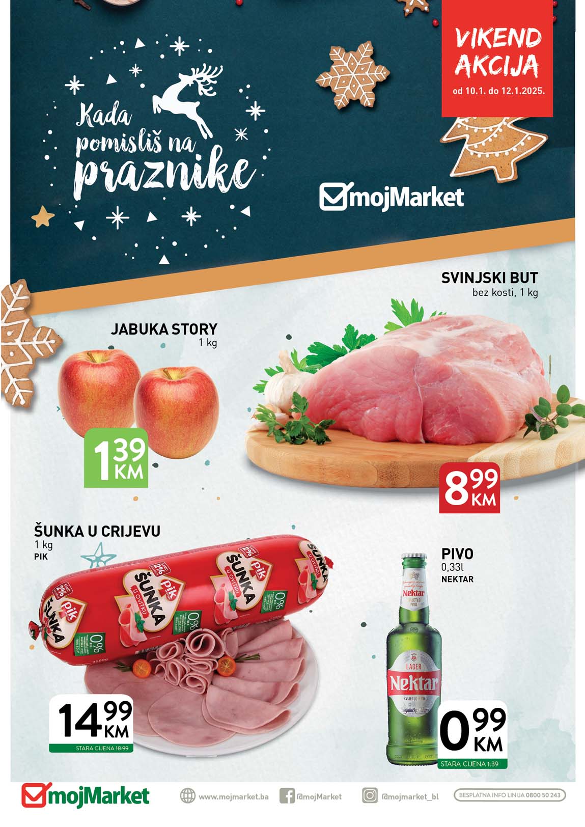 Vikend akcija sniženo Moj market