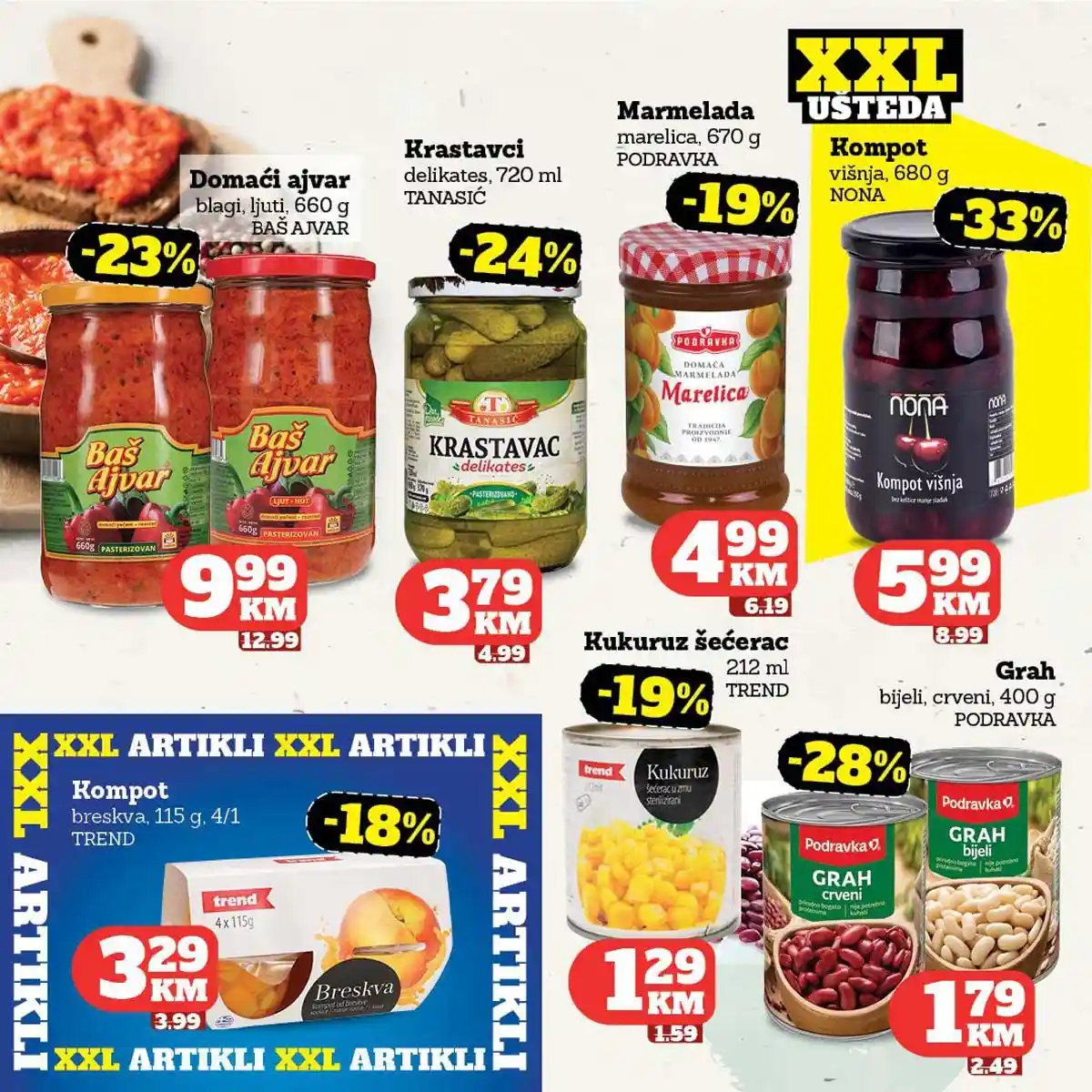 Moj Market katalog strana 12 sniženja do 3. marta 2026. BiH