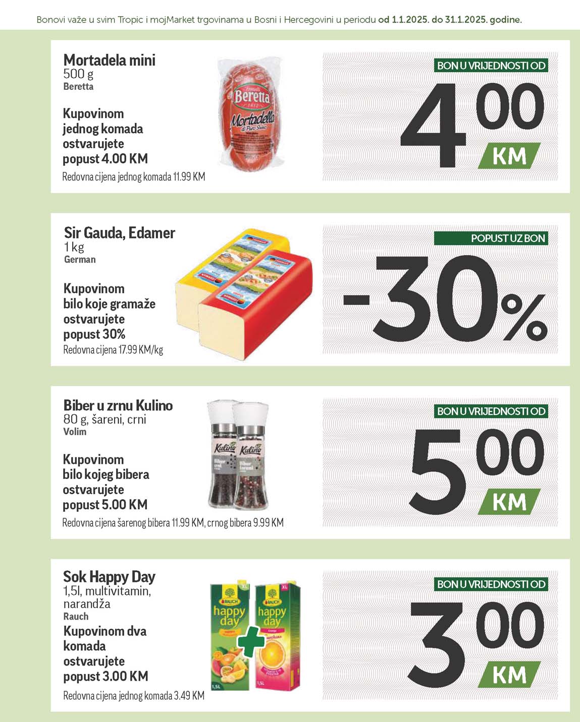 katalog bonbonjera Tropic i Moj market snizenja