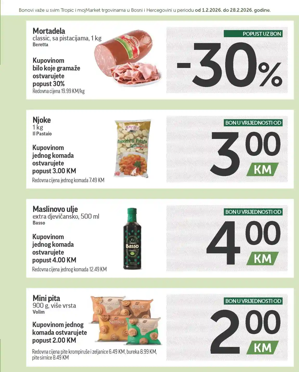 katalog bonbonjera Tropic i Moj market snizenja