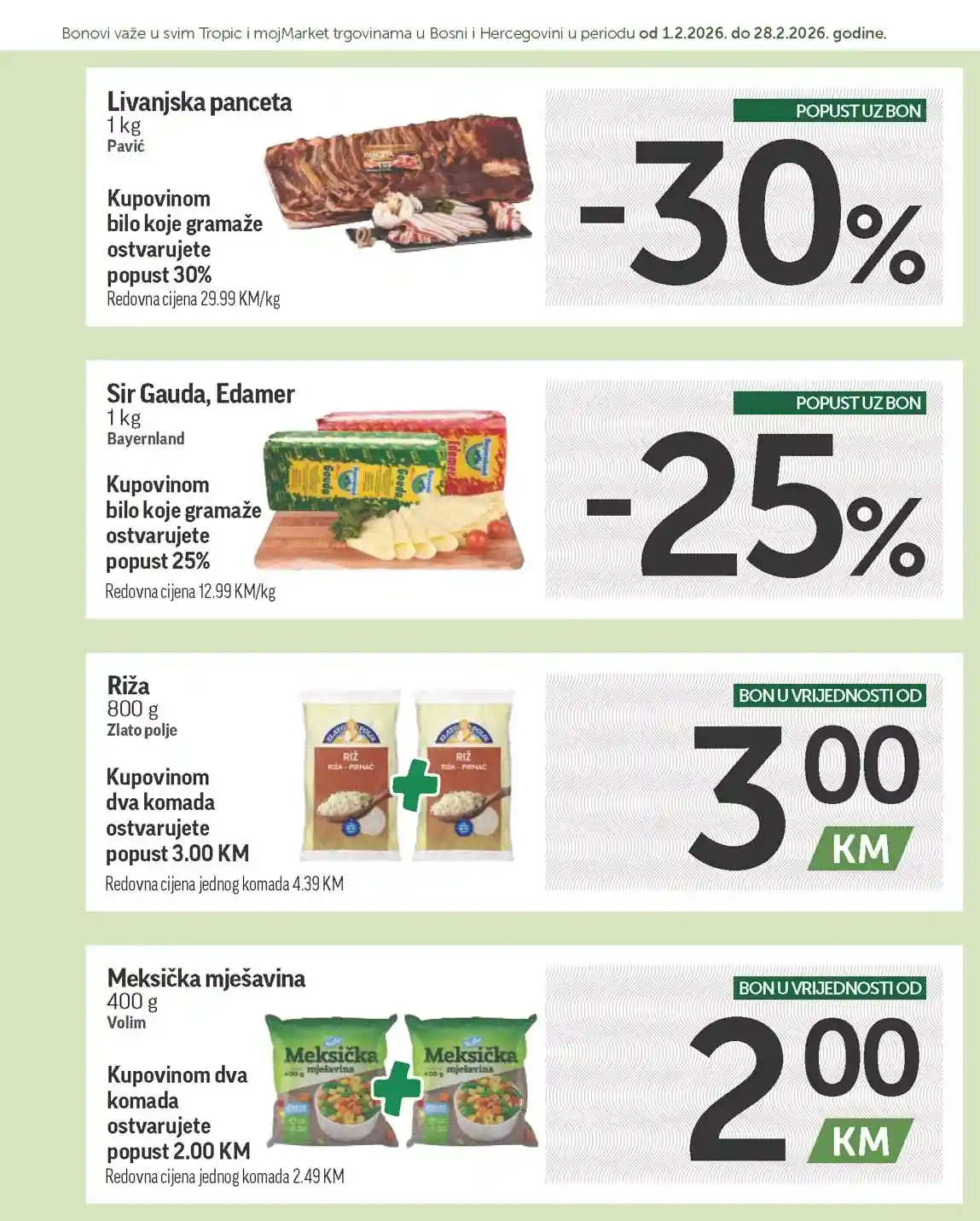 katalog bonbonjera Tropic i Moj market snizenja