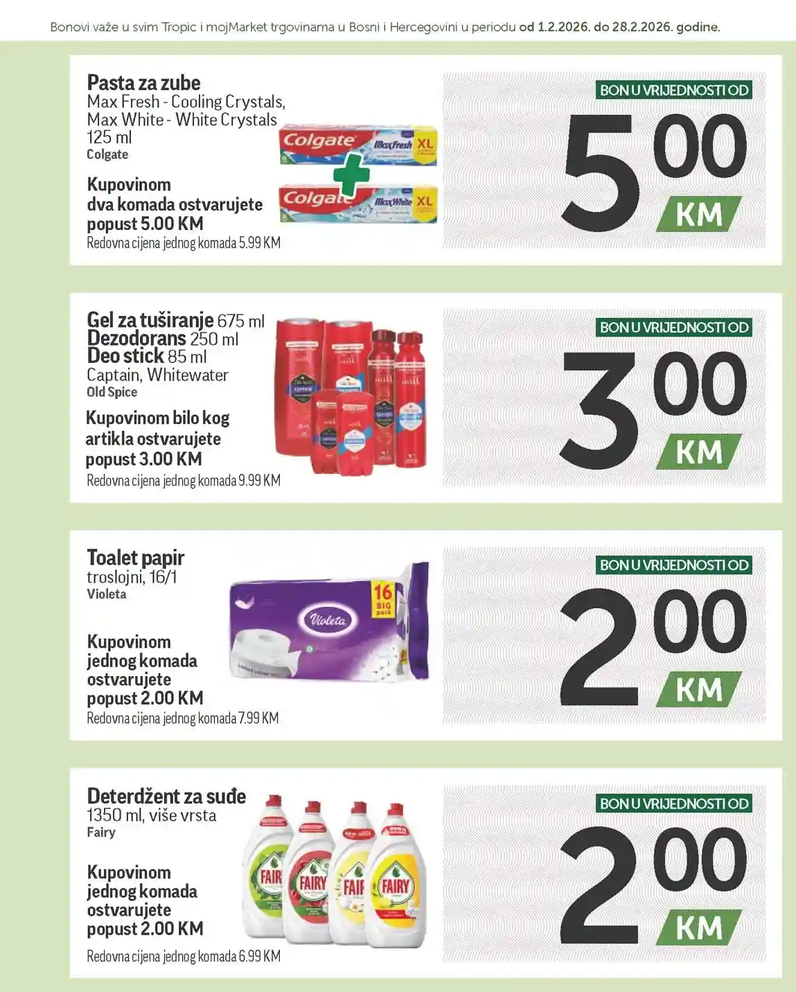 katalog bonbonjera Tropic i Moj market snizenja