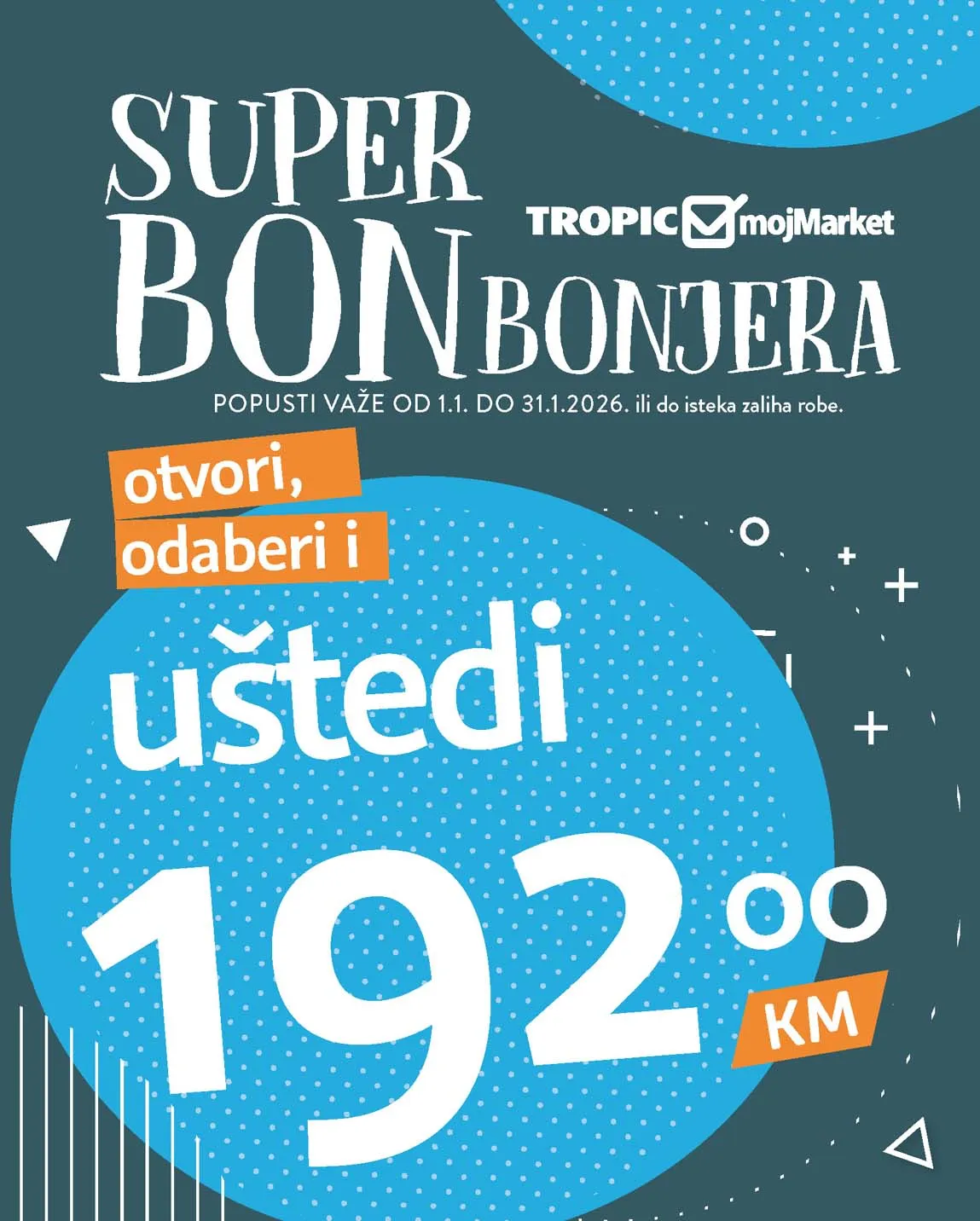 katalog bonbonjera Tropic i Moj market snizenja