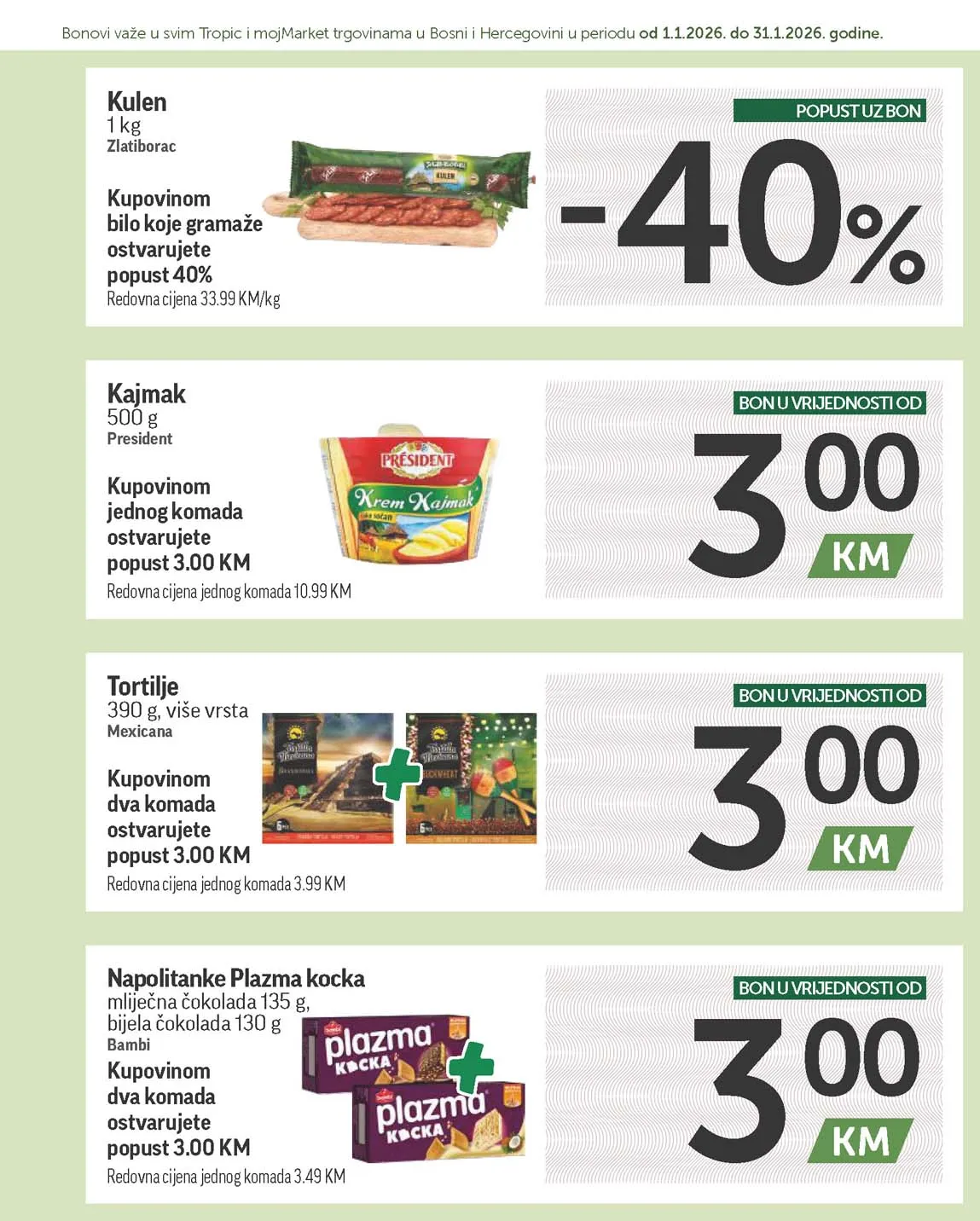 katalog bonbonjera Tropic i Moj market snizenja