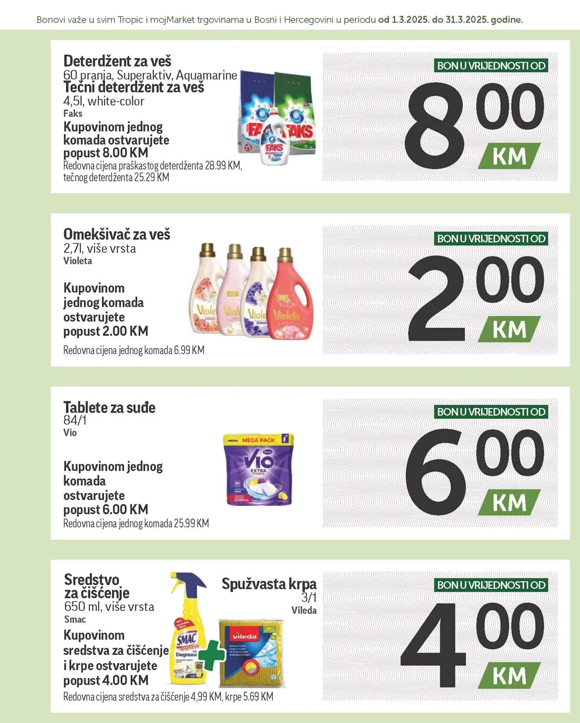 katalog bonbonjera Tropic i Moj market snizenja