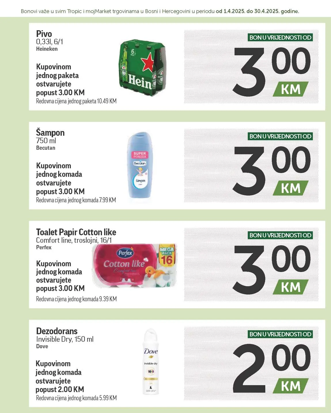 katalog bonbonjera Tropic i Moj market snizenja