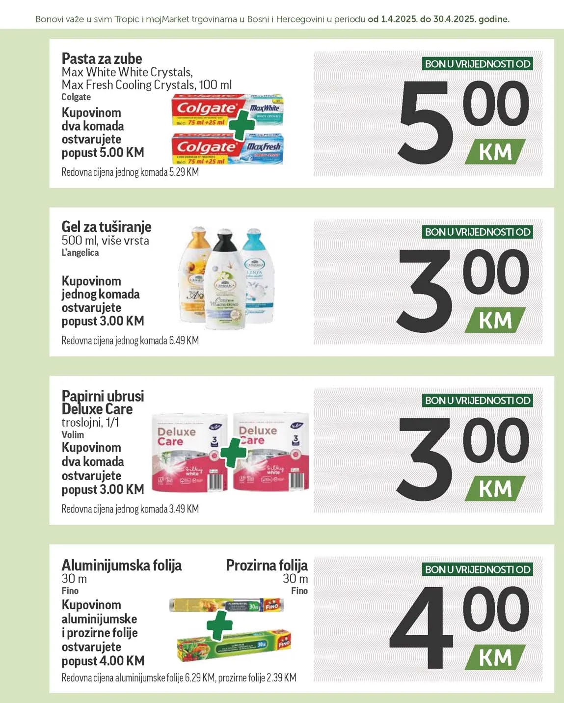 katalog bonbonjera Tropic i Moj market snizenja
