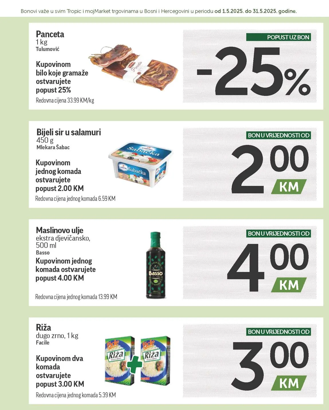 katalog bonbonjera Tropic i Moj market snizenja