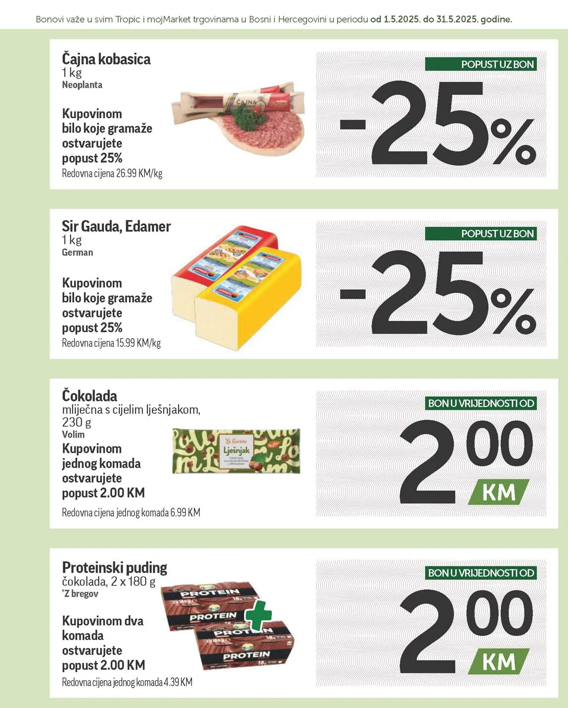 katalog bonbonjera Tropic i Moj market snizenja